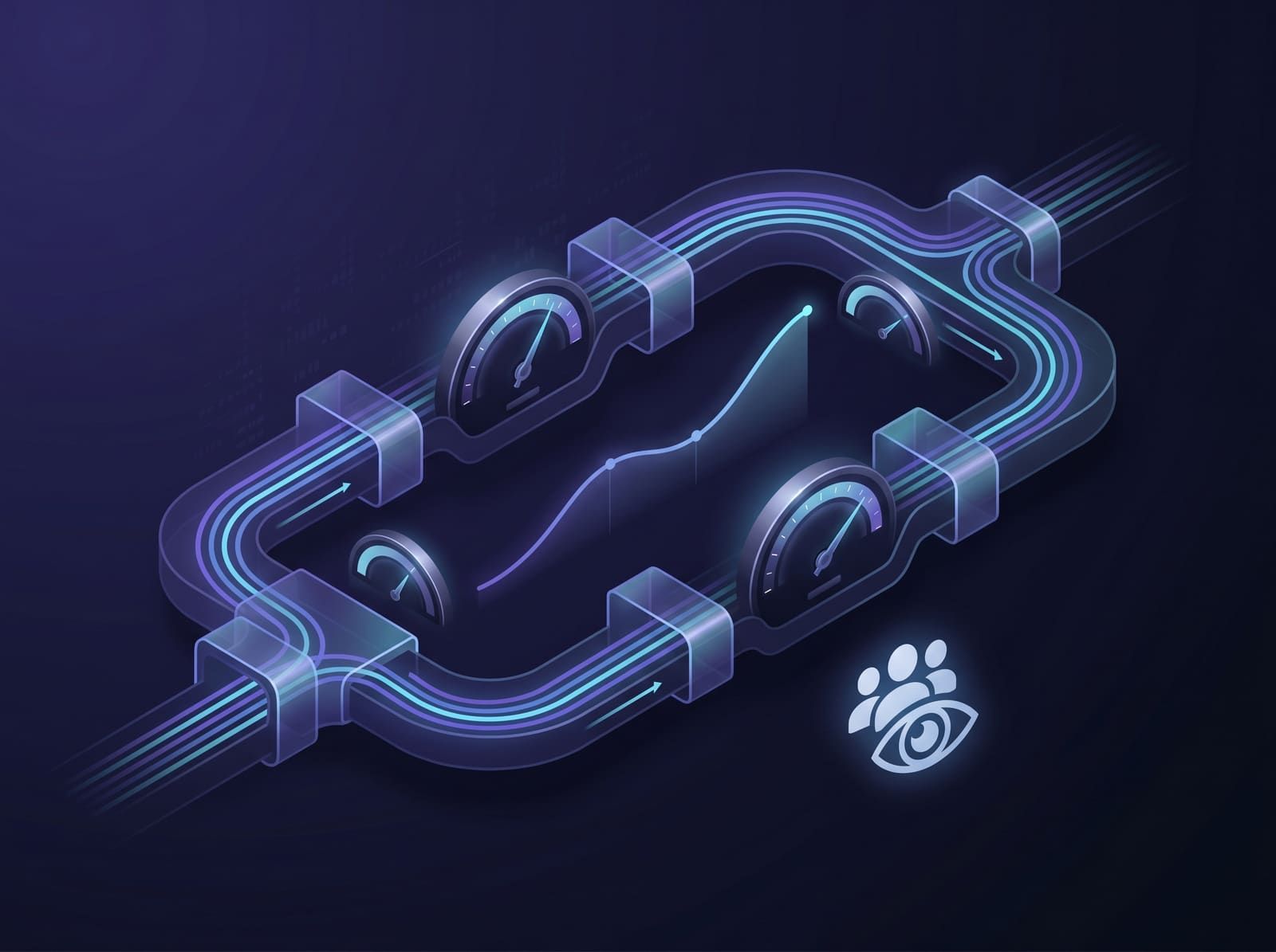An operations team continuously monitoring and optimizing a portfolio of subscriptions