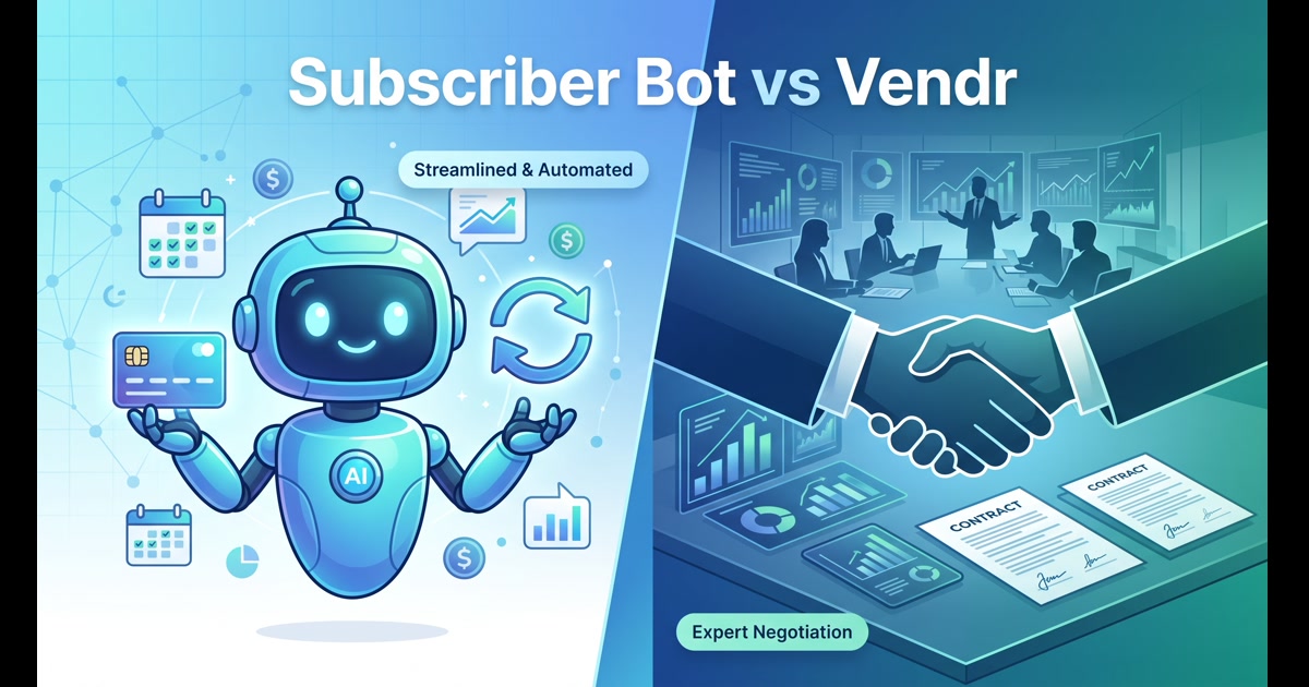 Subscriber Bot vs Vendr